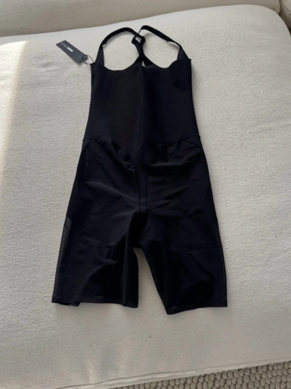 Fashion Nova Black Open Bust Butt Lifting Shapewear Bodysuit S NWT